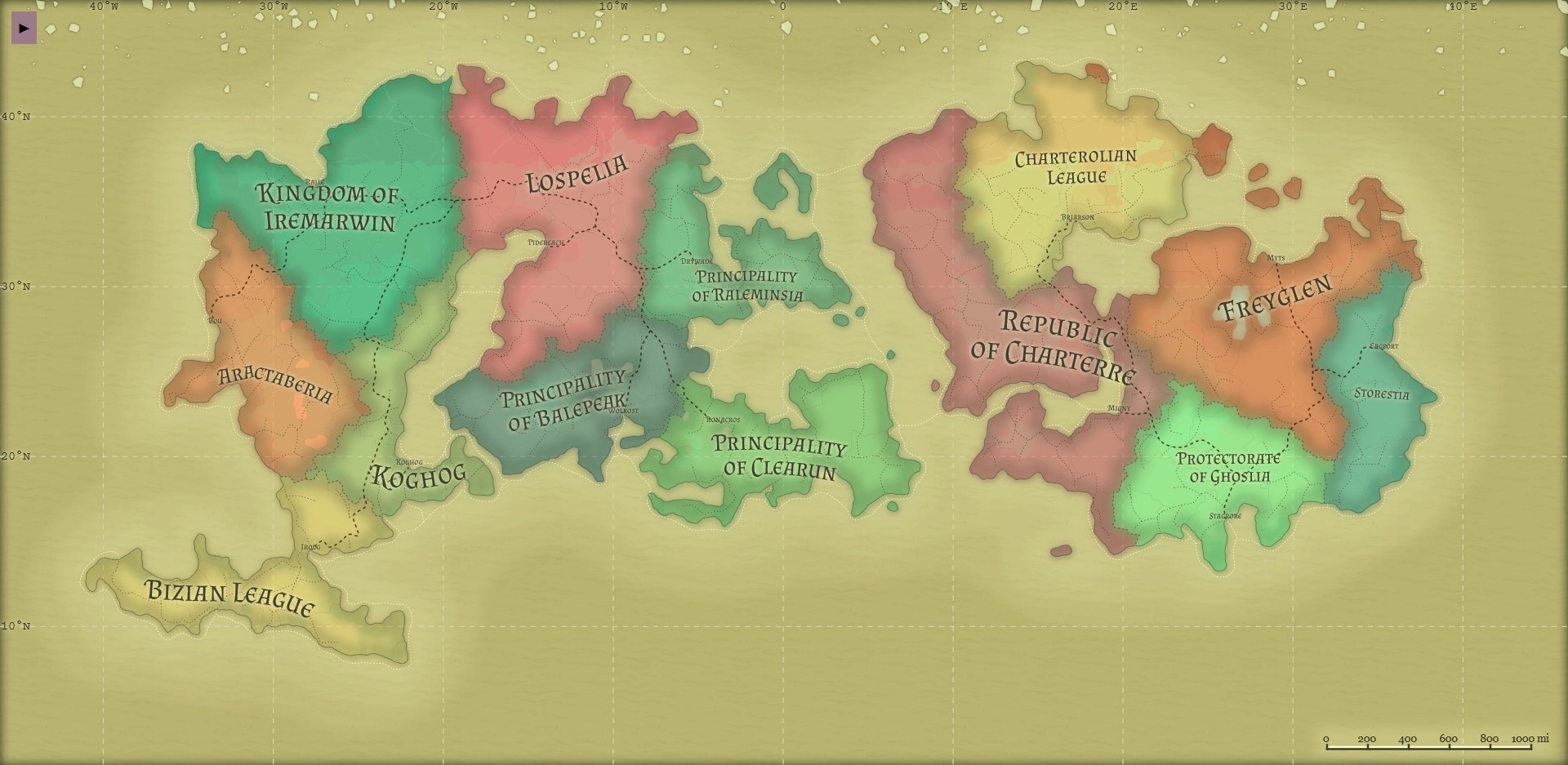 Kofos World Map